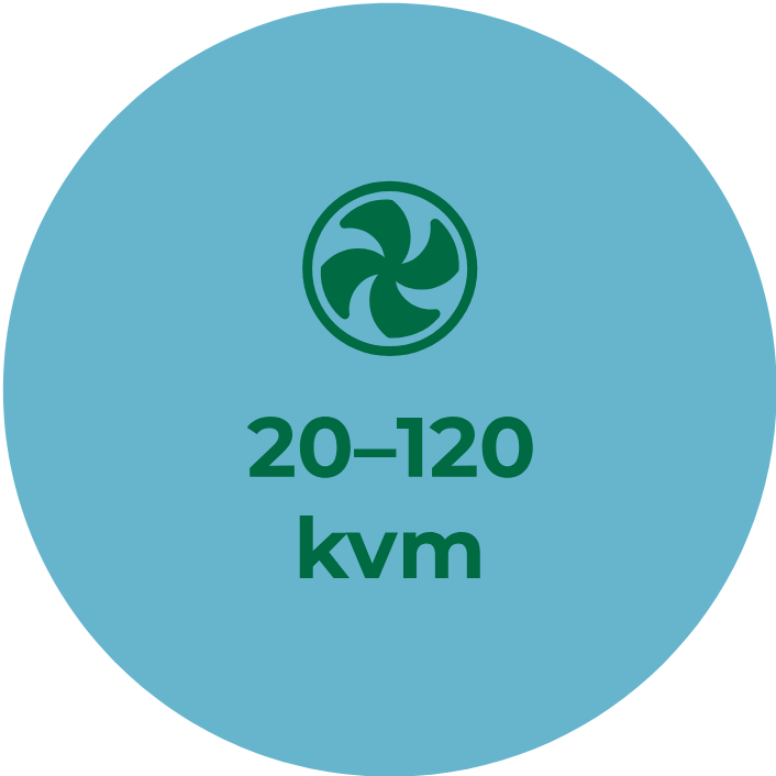 Luftvärmepumpar | Värmer från 20-120 kvm | Pumpcenter
